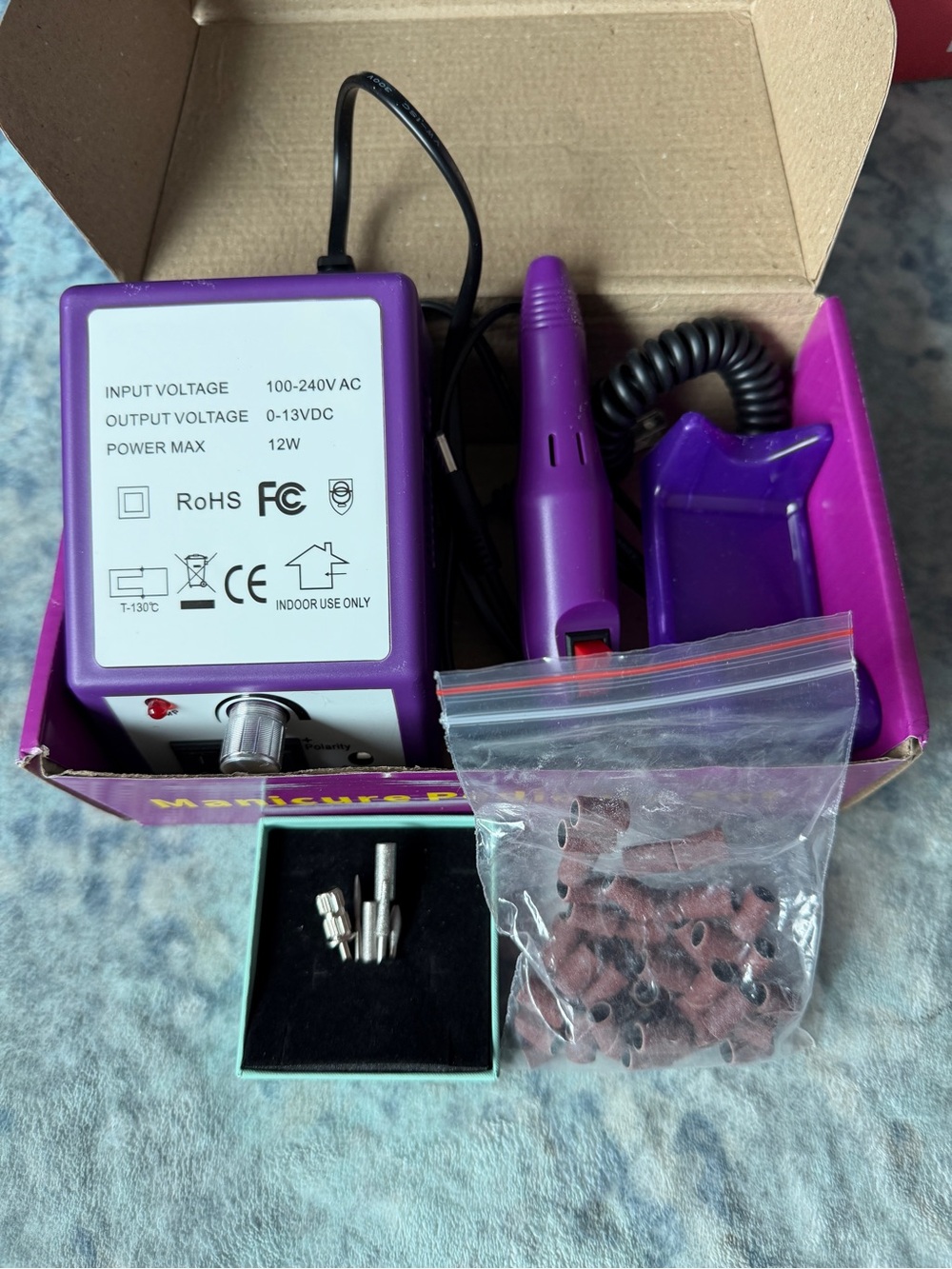 Nail Filer Electric Drill Nail Kit